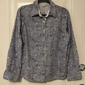 Orvis Carefree Button Down Long Sleeve Shirt Women’s size 12